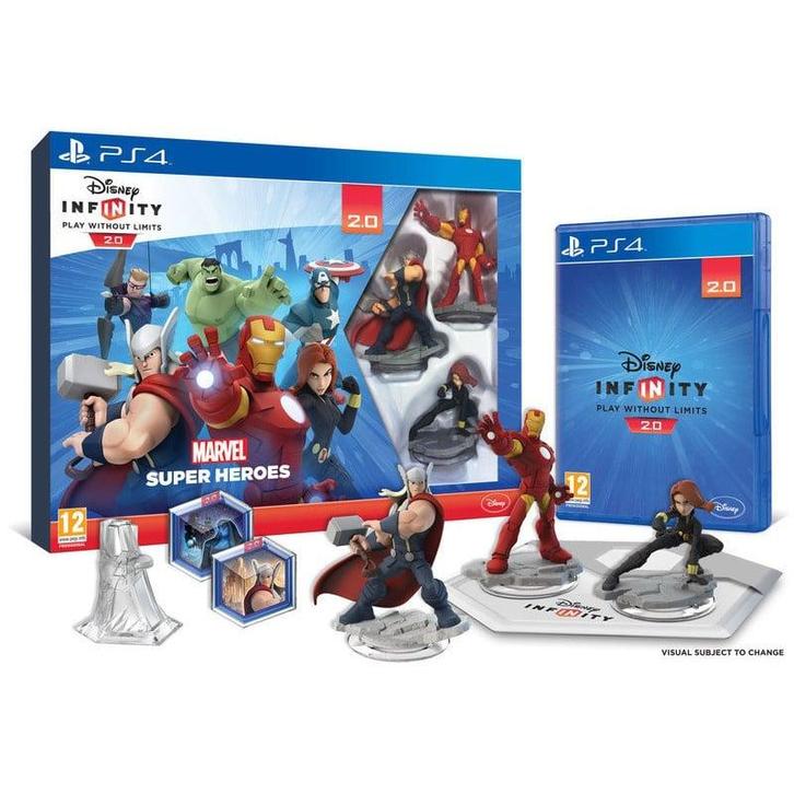 Disney Infinity 2.0 Marvel Super Heroes Starter Pack - PS4, Spelcomputers en Games, Games | Sony PlayStation 4, Zo goed als nieuw