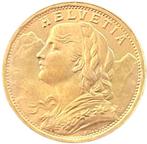 Gouden 20 Francs Zwitserland (1897-1949), Postzegels en Munten, Verzenden, Losse munt, Goud