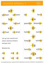 Taal in Blokjes Stomme klinkers 1 en 2 (per stuk), Boeken, Verzenden, Nieuw