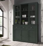 Buffetkast Parello 7 - Groen - 130 cm, Huis en Inrichting, 100 tot 150 cm, Verzenden, Nieuw, Landelijk