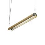 Belux UpDown Hanglamp LED, goud - 126 cm - DALI (Hanglampen), Verzenden, Nieuw