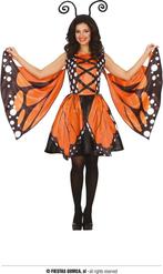 Vlinder Jurk Dames Oranje Amira, Kleding | Dames, Ophalen of Verzenden, Nieuw