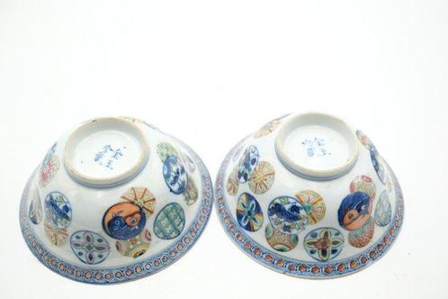 Qing Tongzhi - Kom (2) - Porselein - Set kommen, Antiek en Kunst, Antiek | Overige Antiek