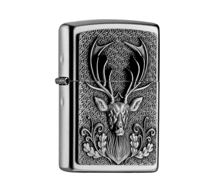 Zippo Deer 3D emblem, Verzamelen, Rookartikelen, Aanstekers en Luciferdoosjes, Aansteker, Verzenden