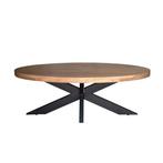 Salontafel Denver | 130 cm | Ovaal, Huis en Inrichting, Tafels | Salontafels, Ophalen of Verzenden, Nieuw