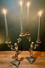 Kandelaber (2) - Verguld brons