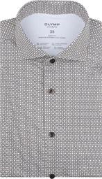 OLYMP Level 5 Overhemd Print Beige maat 41 Heren, Verzenden, Nieuw, Beige, OLYMP