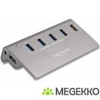 Delock 64182 USB 10 Gbps hub met 4 USB Type-A poorten + 1, Verzenden, Nieuw, DeLock