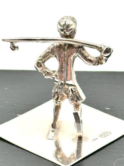 No reserve-Handgemaakte Hollands zilveren miniatuur, Antiek en Kunst, Antiek | Goud en Zilver