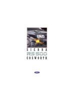 1987 FORD SIERRA RS 500 COSWORTH BROCHURE ENGELS, Nieuw, Author, Ford