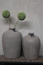STILL hoge bol kruik Leem 35 x 25 cm, Huis en Inrichting, Woonaccessoires | Vazen, Ophalen of Verzenden, Nieuw