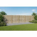 Tuinscherm Recht Budget Geniet Geimpregneerd Grenen 180 x, Tuin en Terras, Tuinschermen, Verzenden, Nieuw, Hout