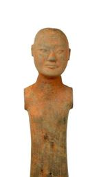 Oud-Chinees, Han-dynastie Terracotta Stokfiguur – (206