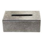 tissuebox koehuid grijs 25x14x9cm, Huis en Inrichting, Verzenden, Nieuw