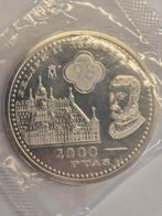 Spanje. 2000 Pesetas 1998 Plata (Zonder minimumprijs)