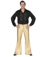 Disco Fever Broek Goud Heren, Ophalen of Verzenden, Nieuw