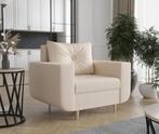 Fauteuil Delfine - Luxe Bekleding - In verschillende kleuren, Huis en Inrichting, Fauteuils, Verzenden, Nieuw