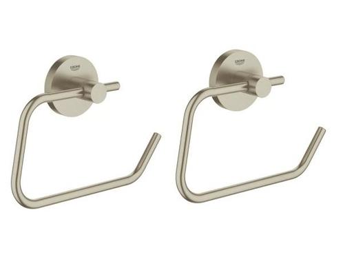 Veiling - 2x Grohe closetrolhouder zonder klep Essentials ni, Doe-het-zelf en Verbouw, Sanitair