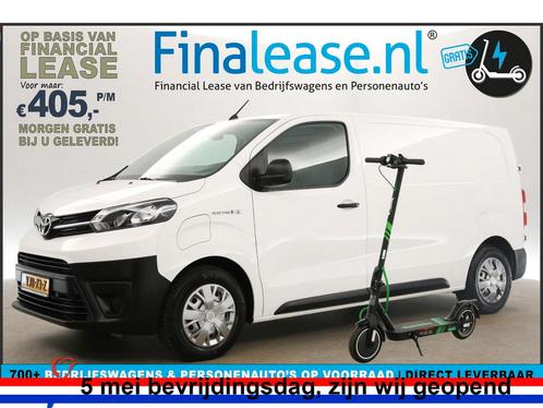 Toyota ProAce 75 kWh Extra Range L2H1 Gratis E-step €405pm, Auto's, Bestelauto's, Lease, Automaat, Elektrisch, Toyota, Wit, Verzenden