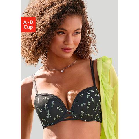 Vivance Push-up-bh Thea met bloemen van fijn geborduurd, Kleding | Dames, Ondergoed en Lingerie, Verzenden