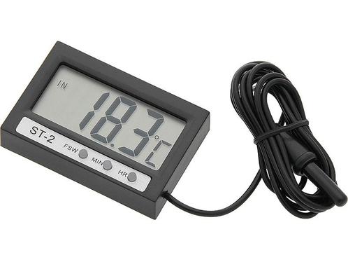 Thermometer Outdoor Digitaal - Zwart ST-2, Hobby en Vrije tijd, Elektronica-componenten, Nieuw, Ophalen of Verzenden