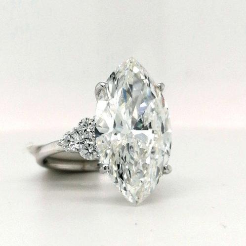Zonder Minimumprijs - Ring - 14 karaat Witgoud - 10.64ct., Sieraden, Tassen en Uiterlijk, Ringen