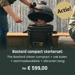 The Bastard Compact BBQ Starterspack | Van €751 voor €599, Tuin en Terras, Houtskoolbarbecues, Ophalen, Nieuw, The bastard, Met accessoires