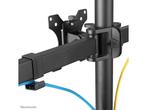 Neomounts FPMA-D550D3BLACK full motion monitorarm 3 schermen, Verzenden, Zo goed als nieuw