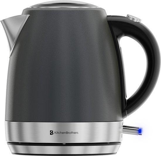 2dekans | KitchenBrothers Waterkoker - Elektrisch - 1 Liter, Witgoed en Apparatuur, Waterkokers, Zo goed als nieuw, Ophalen of Verzenden