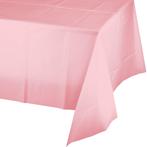 Roze Tafelkleed Plastic 2,74m, Verzenden, Nieuw