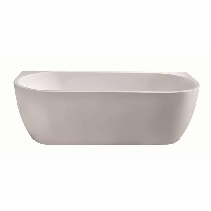 Half Vrijstaand Ligbad Wall 180X80 Met Waste Acryl Wit, Doe-het-zelf en Verbouw, Sanitair, Ophalen of Verzenden