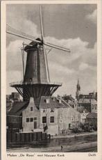 DELFT - Molen de Roos met Nieuwe Kerk, Verzenden, Gelopen