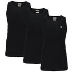 Donnay Donnay Heren - 3-Pack - Singlet James - Zwart, Kleding | Heren, Verzenden, Nieuw
