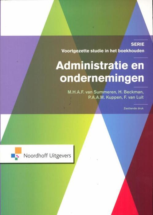 Administratie en ondernemingen, 9789001797690, Boeken, Studieboeken en Cursussen, Zo goed als nieuw, Verzenden