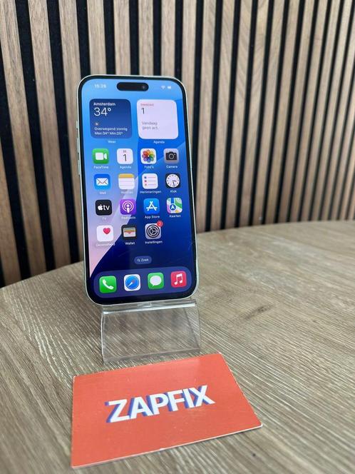 Apple iPhone 15 | 128GB | Groen | Refurbished, Telecommunicatie, Mobiele telefoons | Apple iPhone, Zonder abonnement, 128 GB, iPhone 15