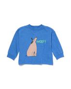 HEMA Baby T-shirt hond felblauw van €9 voor €6.3 sale, Kinderen en Baby's, Verzenden, Nieuw