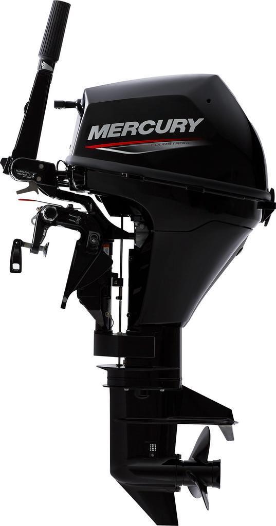 Mercury 8 pk EFI, kortstaart en stuurknuppel. Nu als actie, Watersport en Boten, Buiten- en Binnenboordmotoren, Buitenboordmotor