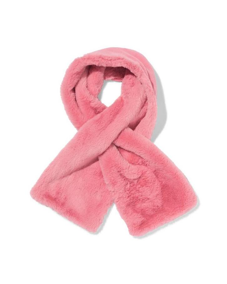 HEMA Kindersjaal nepbont roze 2e halve prijs, Kinderen en Baby's, Kinderkleding | Overige, Nieuw, Verzenden