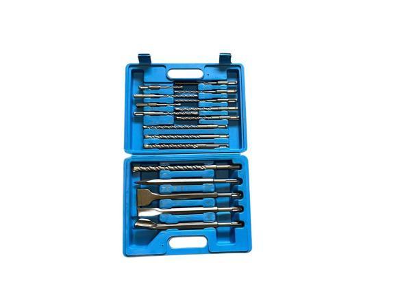 Veiling - SDS Boor- Beitelset 17-delig diverse maten, Doe-het-zelf en Verbouw, Gereedschap | Boormachines