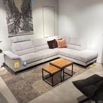 Mirtho Hoekbank Lichtgrijs Met Relaxfunctie - Profijt Meubel, Hoekbank, Nieuw, Ophalen of Verzenden, 200 tot 250 cm