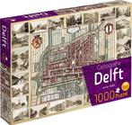 Cartografie Delft Puzzel (1000 stukjes) | Tuckers Fun, Verzenden, Nieuw