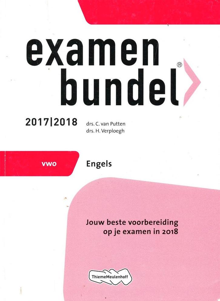 Examenbundel VWO Engels 2017/2018, Boeken, Schoolboeken, Nieuw, Verzenden
