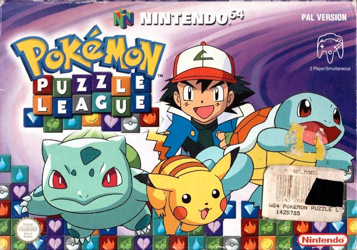 N64 Pokemon Puzzle League (In doos), Spelcomputers en Games, Spelcomputers | Nintendo 64, Zo goed als nieuw, Verzenden