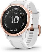 Garmin Fenix 6S Pro 42 mm wit met een witte siliconen, Verzenden, Gebruikt