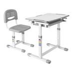 Kinderbureauset Sala kindertafel met 1 stoel grijs en wit [e, Kinderen en Baby's, Kinderkamer | Tafels en Stoelen, Verzenden, Nieuw
