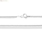 Zilveren gourmet ketting 50 cm lang 1.8 mm breed, Sieraden, Tassen en Uiterlijk, Kettingen, Verzenden, Nieuw, Zilver