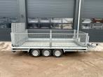 Hulco Terrax 3 Machinetransporter  3500kg 2017 Loofrekken, Auto diversen, Aanhangers en Bagagewagens, Gebruikt
