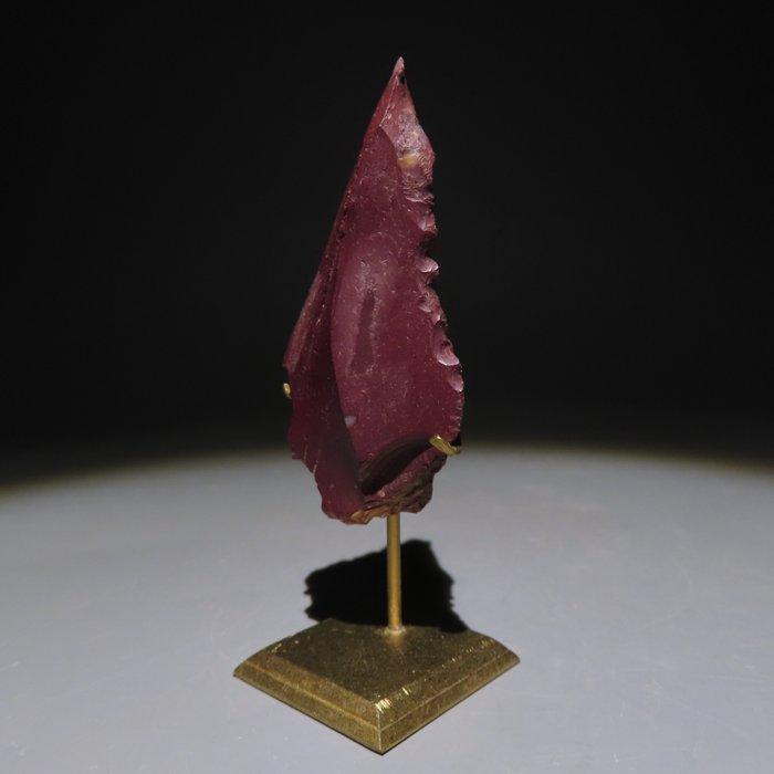 Paleolithisch Vuursteen Bijl of stenen werktuig uit, Verzamelen, Mineralen en Fossielen