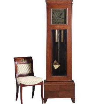 Staand horloge art deco ca 1910 vierkante wijzerplaat en sl beschikbaar voor biedingen