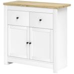 TRUUSK Sideboard Keukenkast Met 2 Lades, Soft-Close-Dubbele, Verzenden, Nieuw